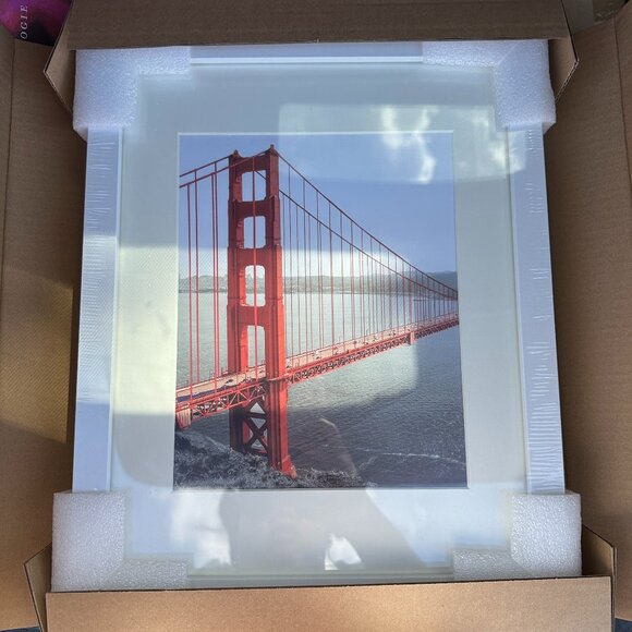 BRAND NEW Frametory Set of 6 - 11x14 White Picture Frame Made to Display 8x10 - Picture 2 of 8